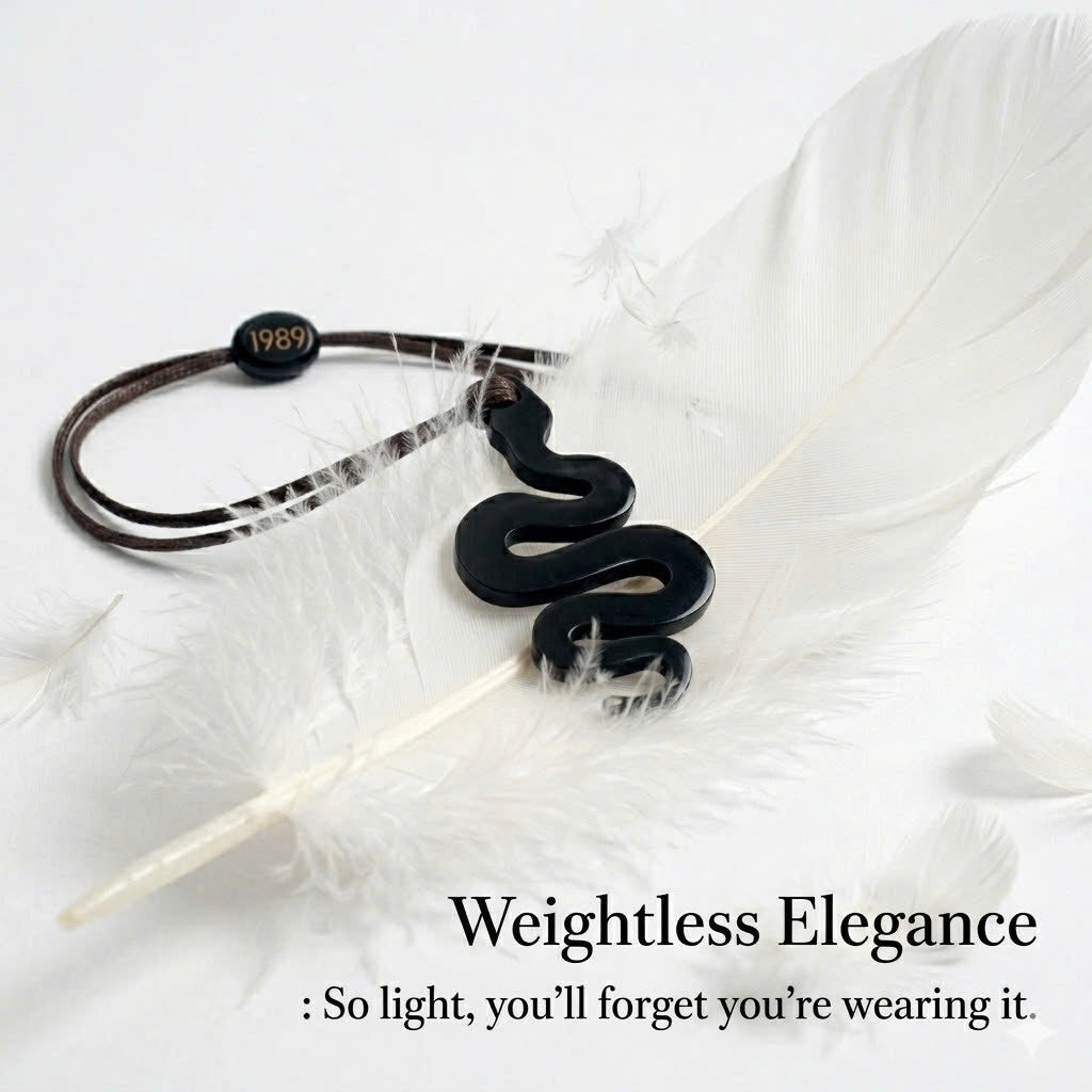 Artisan-Crafted Black Horn Drop Earrings