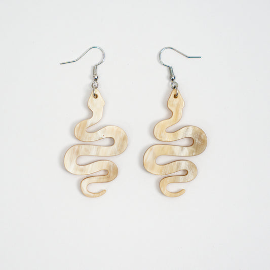 Unique Natural Horn Earrings
