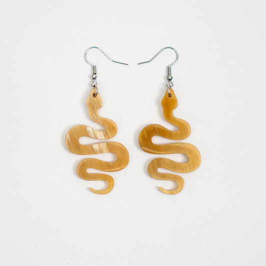 Unique Natural Horn Earrings