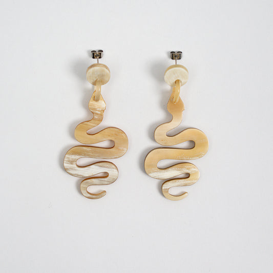 Unique Natural Horn Earrings