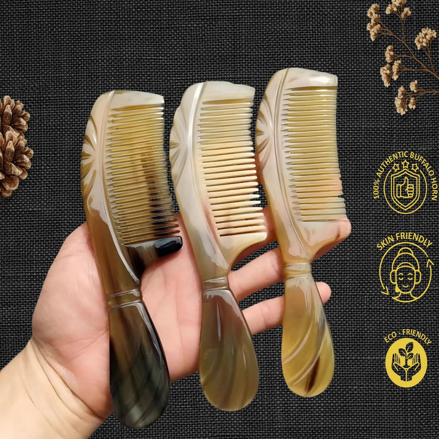 PureHorn™ - Instant Tension Release & Ultimate Hair Growth Handcrafted Keratin Set